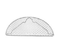 POENVFPO Grille de Refroidissement en Acier Inoxydable 304, Robuste, pour la Cuisson, le Grillage, le Rôtissage à la Maison, dans la Cuisine, 1 unité (Petit demi-cercle 16CM)