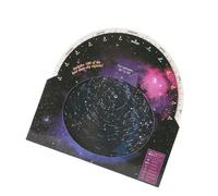 POENVFPO Guide de Carte des étoiles, Outil D'observation des étoiles avec Roue de Planisphère pour Une Latitude Nord de 30 à 50 Degrés
