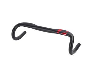 POENVFPO Guidon de Vélo de Route, Conception Ergonomique, Guidon D'accoudoir courbé en Alliage D'aluminium intégré, 31,8 Mm X 420 Mm