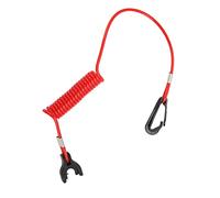 POENVFPO Interrupteur d'arrêt d'urgence de Moteur de Bateau, Interrupteur 'arrêt de Bateau en PVC ABS avec Lanière Extensible, Remplace 176288 0176288, Installation Rapide pour Hors-bord BRP OMC