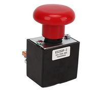 POENVFPO Interrupteur d'arrêt d'urgence électrique, Bouton Poussoir en Alliage Métallique avec 96 V 250 A pour Chariots élévateurs, sécurité Améliorée et Performances Fiables