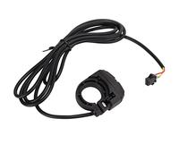 POENVFPO Interrupteur de Klaxon de Lampe, Interrupteur de Moto en Nylon 2 en 1 avec Poignée Antidérapante et Câble de 67 Pouces pour Guidon de Scooter de Vélo électrique