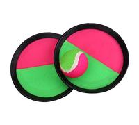 POENVFPO Jeu de Balle à Lancer en Caoutchouc, Jouet de Coordination œil-Main avec Bande Réglable pour L'interaction Parent-Enfant en Plein Air, Jeu de Balle pour Enfants, Pagaie de 7