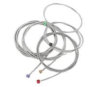 POENVFPO Jeu de Cordes pour Guitare Basse à 5 Cordes, G D A E B, | Construction en Alliage Métallique, Adaptée aux Basses à 5 Cordes, Extrémités à Code Couleur pour une Identification