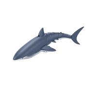 POENVFPO Jouet de Requin télécommandé, Requin électronique Réaliste avec Lumière de Caméra et Pulvérisation, Rechargeable 2,4 GHz, étanche pour Jeux d'eau en Piscine