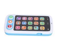 POENVFPO Jouet de Téléphone Portable pour Enfants, Téléphone d'apprentissage Interactif Musical avec des Histoires de Chansons pour Enfants pour Les Bébés Garçons et Filles en Bas âge (Blue)