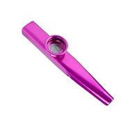 POENVFPO Kazoo en Aluminium pour Musiciens, Instrument de Musique en Métal Léger, Compagnon de Performance Portable pour Les Joueurs de Guitare et de ukulélé (Purple)