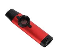 POENVFPO Kazoo en Métal avec Embout en Résine Réglable, Instrument de Musique pour Les Passionnés, Amplification Sonore, Construction Durable (Rouge)