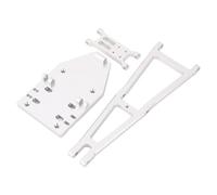 POENVFPO Kit de Construction de Remorqueur de Camion en Alliage en Alliage en Aluminium, avec Atteinte à Remorque, Naufrage, Bras de Grue pour l'escalade Hors Route, Amateurs de (Silver)