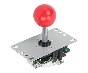 POENVFPO Kit de Joystick d' DIY, Joysticks de Contrôleur USB avec Construction en Métal ABS, Aucune Configuration de Pilote, Rondelle Anti-poussière, Dessus de Boule Amovible pour PC Mini Home