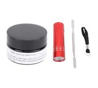 POENVFPO Kit de Mastic Photopolymérisable 50 G de Remplissage de Réparation à Prise Rapide pour Impressions 3D, Modèles d'artisanat, Ongles, Résine Renforcée de Fibres, Argile à Durcissement Rapide