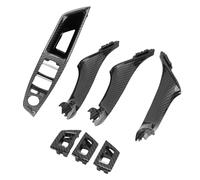 POENVFPO Kit de Poignée de Traction de Porte Intérieure, Ensemble de 7 Poignées de Porte Intérieure, Couvercle de Commutateur de Fenêtre en ABS, Panneau d'accoudoir de Remplacement pour Série 5 F10