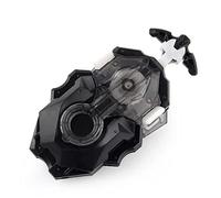 POENVFPO Lanceur de Fil à Ficelle éclatée, Lanceur Gyroscopique Bidirectionnel Durable pour Enfants, Cadeaux pour Enfants, Noir