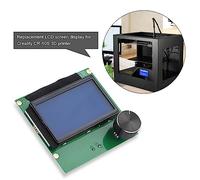 POENVFPO L'écran D'écran LCD pour la Croyance 3D CR -10S avec des Caractères Blancs Transparents et la Courbe Bleue Est Livrée avec Deux Câbles de Connexion pour les Passionnés