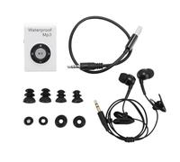 POENVFPO Lecteur MP3 étanche, Lecteur de Musique de Plongée de 8 Go avec IPX8, Casque pour la Plongée, Le Surf, la Course, Le Ski, Le Kayak (White)