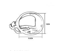 POENVFPO Les Yeux de Poisson Masque la Plongée de Plongée en en Apnée, un Confort Haut de Gamme Sous l'eau, un Sceau sans Dobe (BLACK)