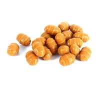 POENVFPO Lot de 20 Appâts Flottants Souples et Flottants pour la Pêche à la Carpe, à la Noix de Tigre, sans Goût, Terminal Pop-Up, en Océan, sur la Plage, en Plastique Marron, Paquet de 20 (20PCS)