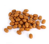 POENVFPO Lot de 20 Appâts Flottants Souples et Flottants pour la Pêche à la Carpe, à la Noix de Tigre, sans Goût, Terminal Pop-Up, en Océan, sur la Plage, en Plastique Marron, Paquet de 20 (50 pièces)