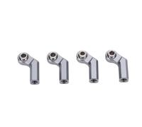 POENVFPO Lot de 4 Rotules en Métal, Filetage M4 de 7,0 Mm de Diamètre, en Alliage de Haute Précision pour Voiture RC, avec Fonction Plug and Play, pour Modèles de Voitures à L'échelle 1/10 (Ti