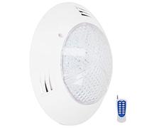 POENVFPO Lumière de Piscine RGB 300LED, éclairage sous-Marin coloré pour Décoration de Piscine, Utilisation Extérieure, étanche IP68, 18W, 10,2 Pouces