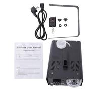 POENVFPO Machine à Fumée 600 W, Boîtier Métallique Puissant avec Télécommande et Boule Disco Lumineuse, Idéale pour les Fêtes D'Halloween, les Mariages, les DJ et les Scènes (Prise européenne