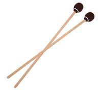 POENVFPO Maillets Marimba Maillets à Percussion en Fil de Laine avec Manche en érable 43 X 3 X 3 Cm 1 Paire à Tête Sphérique Longue Poignée pour les étudiants de Répétition et les Débutants (poteau