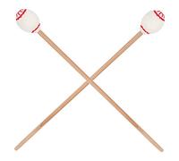 POENVFPO Maillets Marimba Maillets à Percussion en Fil de Laine avec Manche en érable 43 X 3 X 3 Cm 1 Paire à Tête Sphérique Longue Poignée pour les étudiants de Répétition et les Débutants (poteau