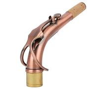 POENVFPO Manche de Saxophone Alto Professionnel, Construction en Laiton, Tube courbé de Haute qualité pour Musiciens, Contrôle du Débit d'air et de la Hauteur de qualité supérieure. (Antique)