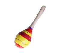 POENVFPO Maraca en Bois pour Enfants, Hochet à Percussion à Main, Marteau | Bois , Motif Animal Mignon, Idéal pour L'éducation Musicale, les Fêtes D'anniversaire et les Activités scolaires.