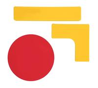 POENVFPO Marqueur de Ligne de Terrain en Silicone, Autocollant de Limite Réutilisable Non Toxique avec Une Meilleure Performance D'adhérence, pour Terrain de Tennis de Badminton de