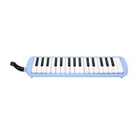 POENVFPO Melodica Instrument à Vent ABS 32 Touches en Noir et Blanc pour Débutants, Ensemble D'entraînement Musical Facile à Jouer et à Apprendre, adapté aux Enfants - Bleu