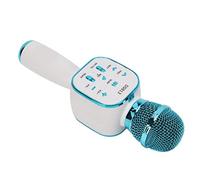 POENVFPO Microphone Bluetooth sans Fil, Haut-Parleur Haute Puissance 5 W avec Plage de Fréquences 100 Hz-10 KHz et Réverbération Sonore, pour Enregistrement de Chant karaoké