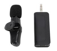 POENVFPO Microphones sans Fil, Microphone Lavalier à Réduction de Bruit avec Transmission 2,4 G pour l'enseignement de la Danse en Streaming en Direct