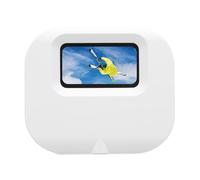POENVFPO Mini Caméra d'action, HD 1080P Portable avec écran IPS de 0,96" et Anti-secousse pour Animaux de Compagnie, Cyclisme et Activités de Plein Air (White)
