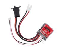 POENVFPO Mini ESC, Contrôleur de Vitesse électronique brossé 30A avec Frein, Compact pour Voitures RC 1/18 et Batteries LiPo/NiMH 2S