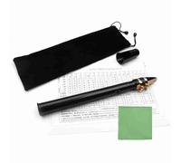 POENVFPO Mini Saxophone de Poche Portable, Instrument de Musique Léger Blanc, Design Fait à la Main pour les Musiciens et les Amateurs de Musique, Taille de Voyage Compacte (BLACK)