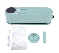 POENVFPO Mini Scelleuse Sous Vide Automatique sans Fil, Machine D'emballage Alimentaire Portable, Scelleuse de Conservation des Aliments Rechargeable pour le Stockage de la Fraîcheur (GREEN)