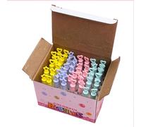 POENVFPO Mini Tube Souffleur de Bulles en Plastique coloré pour Enfants de 4 à 6 Ans, Jouet à Bulles pour Mariages ou Fêtes