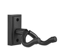 POENVFPO Mont Mural de Guitare, Crochet de Cintre en Forme de U, adapté à Toutes les Guitares de Basse électrique Acoustique de Taille (BLACK)