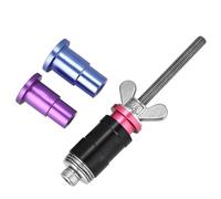 POENVFPO Outil de bague d'amortisseur arrière, outil d'entretien de réparation avec 3 adaptateurs pour Rockshox Mountain Road et VTT Installation Enlever