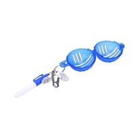 POENVFPO Outil de Marqueur de Ligne de Balle de Golf, Fermeture Magnétique en Plastique avec 2 Pinces Transparentes, Doublure de Balle Portable de 5,5 Pouces pour Une Mise Précise sur Le Terrain de