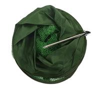 POENVFPO Panier de Cage de Pêche Pliable, Cage de Filet de Pêche en Fil Flottant Solide pour Accessoires de, matériau: Acier Inoxydable, pour Les Amateurs de (S)