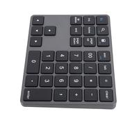 POENVFPO Pavé Numérique sans Fil, 35 Touches 2.4G sans Fil BT5.0 BT3.0 Clavier Numérique avec Récepteur pour Ordinateur Portable de Bureau Smartphone (Grey)