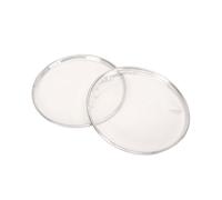 POENVFPO Peau de Tambour Double Couche, Rebond Puissant et Son Profond, Peau de Tambour en Film Polyester de 8,5 Pouces de Diamètre pour Remplacement de Caisse Claire et de Tom Tom (clair)