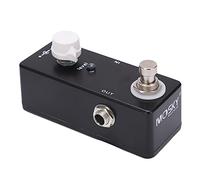 POENVFPO Pédale D'effet de Volume de Guitare, Bouton D'atténuateur en Métal avec Véritable Contournement pour un Son Propre et une Protection du Signal, 20 MA, Sortie 1 KΩ