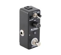 POENVFPO Pédale d'effet Guitare Plexion, True Bypass en Alliage d'aluminium, Double Mode avec Normal et Lumineux, Alimentation DC 9 V, Construction Métallique pour Musiciens et Artistes