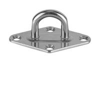 POENVFPO Plaque à œil en Diamant pour Bateau Marin en Acier Inoxydable 304 Robuste, Matériel de Pont Haute Résistance Résistant à la Corrosion, avec Face Hautement Polie pour Un Ajustement (Zeus