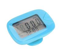 POENVFPO Podomètre de Marche, Grand écran LCD, Mémoire de 7 Jours, Compteur de Pas Précis avec Conception Compacte et Légère, pour Hommes et Femmes (Blue)
