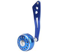 POENVFPO Poignée de Moulinet de Pêche, Remplacement du Bras à Bascule du Moulinet de Lancer D'appât en Alliage D'aluminium avec Une Rotation Douce à 360 Degrés, pour Une (Section B Bleue)