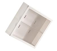 POENVFPO Présentoir Mural de Figurines d'action, sans Clous ni Perçage, Boîte Aveugle, Support de Rangement pour Poupées, Cadeau (White)